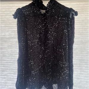 Selkie tuxedo blouse- size Small